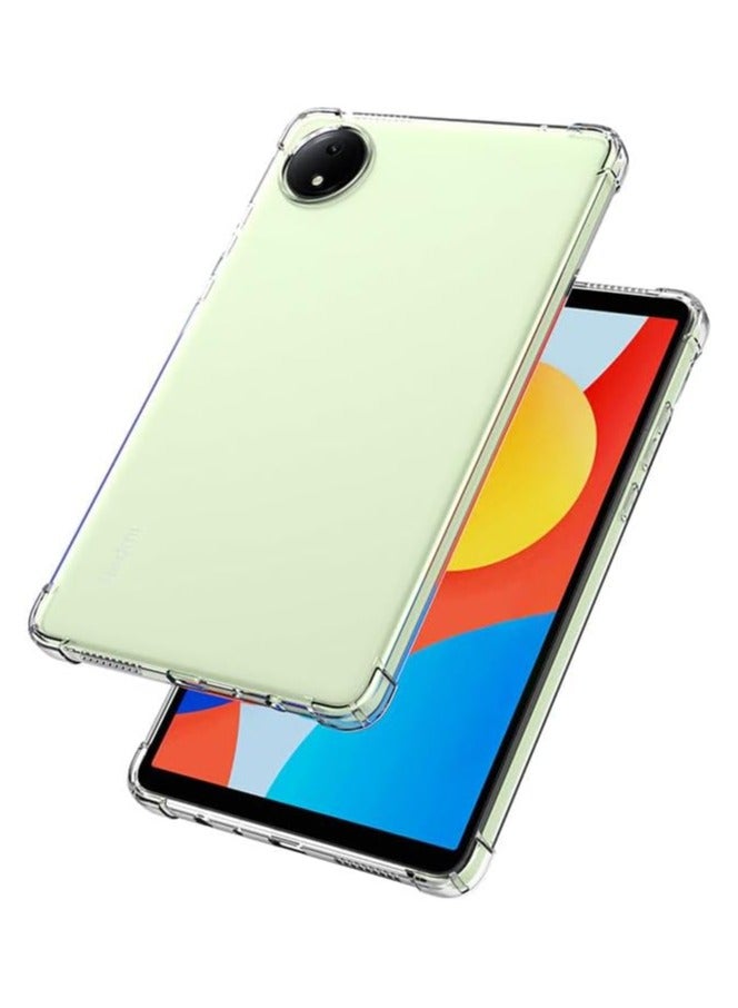 VKL compatible with Xiaomi Redmi Pad SE 8.7 inch Clear Case Released 2024, Shockproof Impact Resistant Flexible Cover, Anti-Scratch Transparent Clear TPU Protective Shell for REDMIPAD SE - Image 3