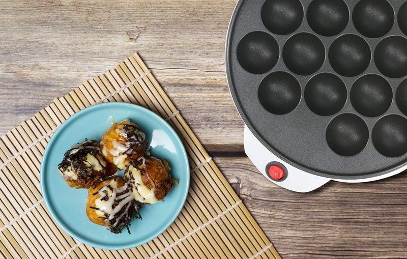 StarBlue Takoyaki Maker - Electric Machine for Japanese Octopus Balls with FREE Picks - Easy to Operate, AC 120V 50/60Hz 650W - Image 4
