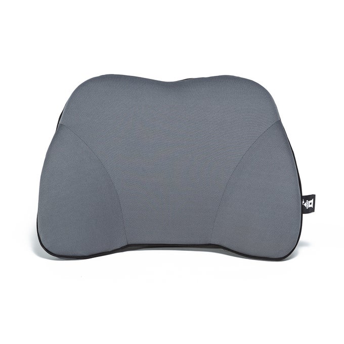 SQUIRE FIRM MEMORY FOAM LOWER BACK BACKREST DENSE FOAM PADDING LUMBAR SUPPORT PILLOW FOR HOME OFFICE AUTO AND TRAVEL SQUIRE SIZE STONE