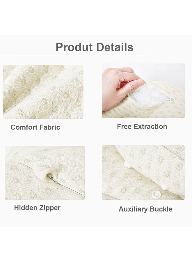 Baby Pillow for Newborn Prevent Flat Head Comfortable Baby Head Shaping Pillow Infant Pillow for 0-12 Months Baby Boy Girl  - Image 2