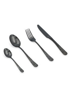 Amefa 16-Piece Sturdy Austin Kitchware Cutlery Set Black  - Image 1