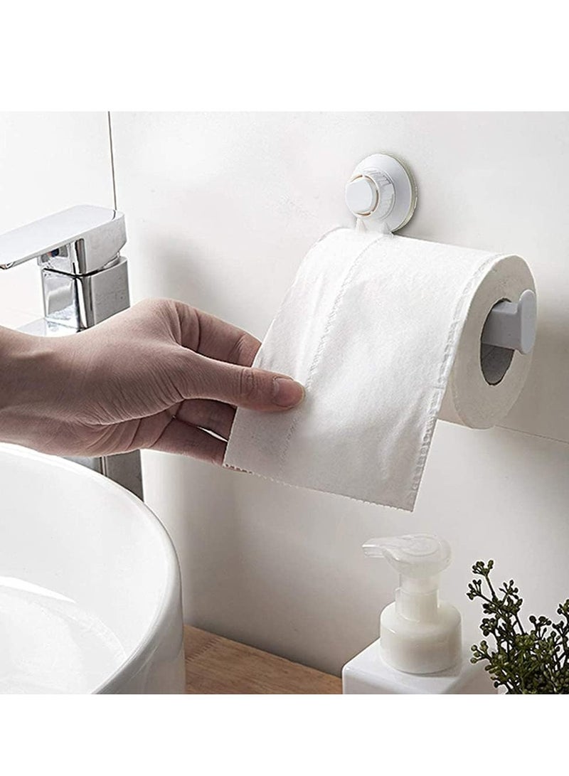 Oasisgalore Adhesive Toilet Paper Holder, No-Drill Wall Mount for Bathroom, Kitchen, Washroom  - Image 4