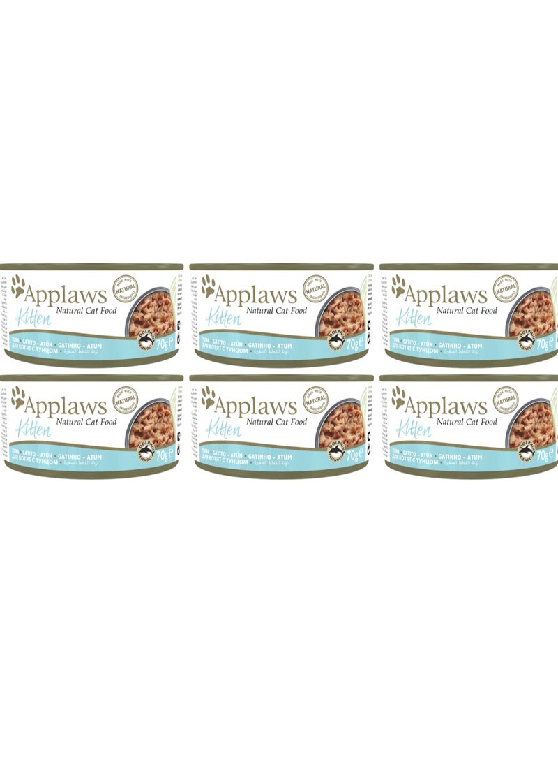 Applaws Cat Kitten Wet Food With Tuna Flavor 70g Pack Of 6 - Image 1
