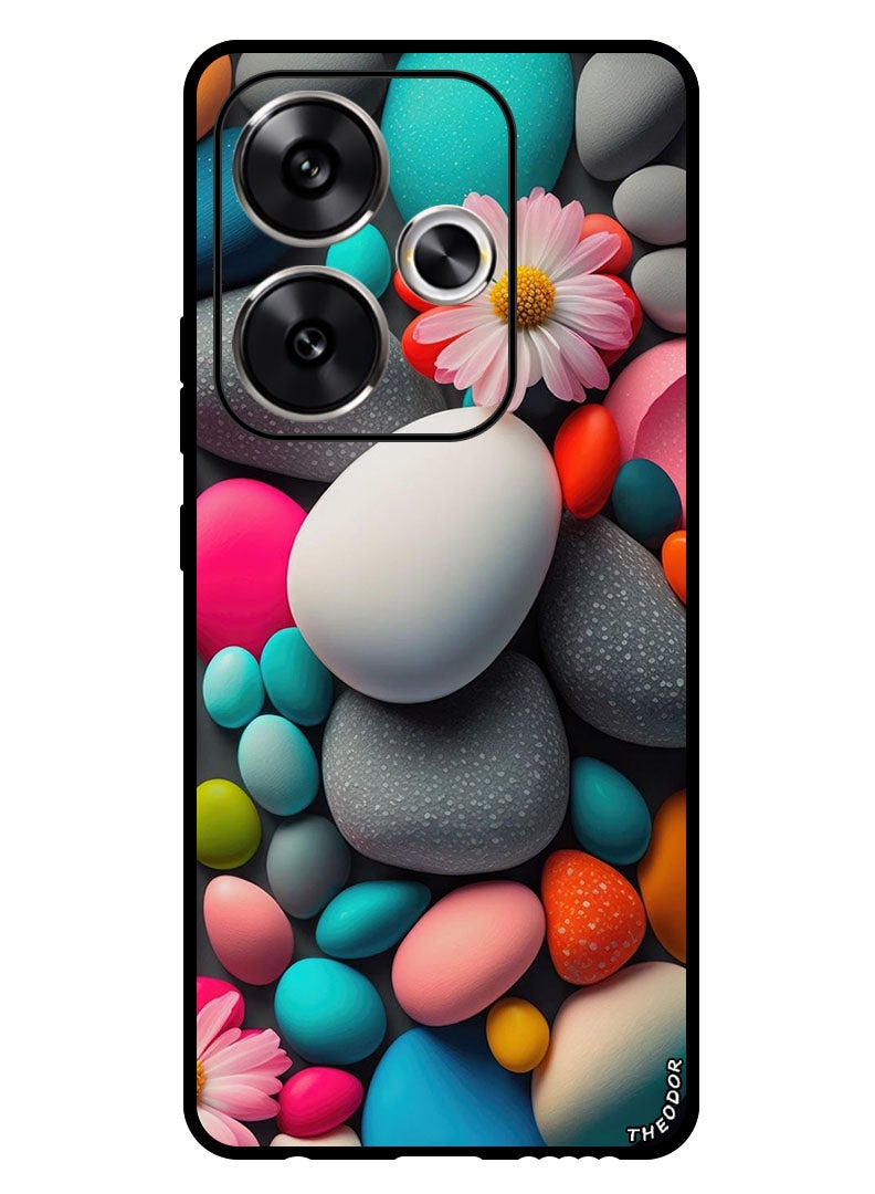 Theodor Protective Case Anti Scratch Shock Proof Bumper Cover For Xiaomi Redmi Turbo 3 Colourful Stones - Image 1
