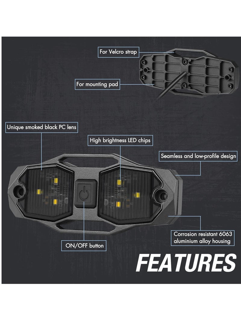 Y&D UTV Dome Light 12V Interior Utility Roll Cage Map Waterproof Shockproof Rustproof Compatible for ATV NO Hurting Eyes Use 50000 hours  - Image 5