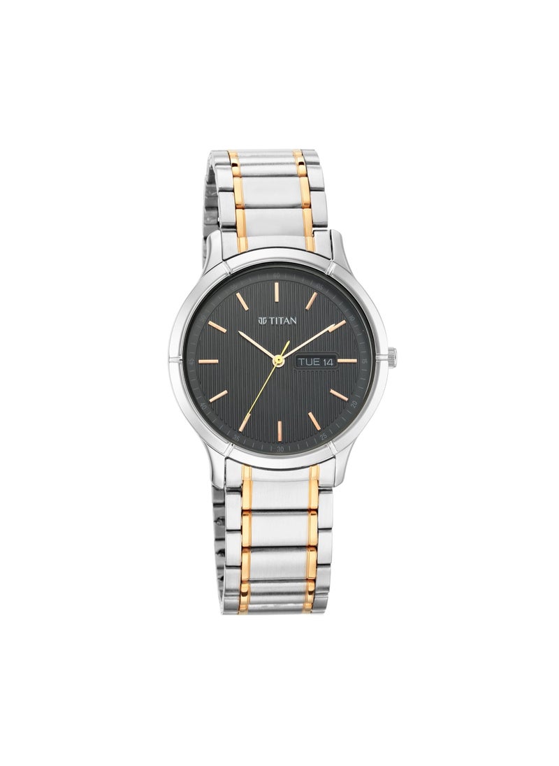 TITAN Lagan Collection Analog Black Dial Men's Watch-NN1775KM01, Black  - Image 1