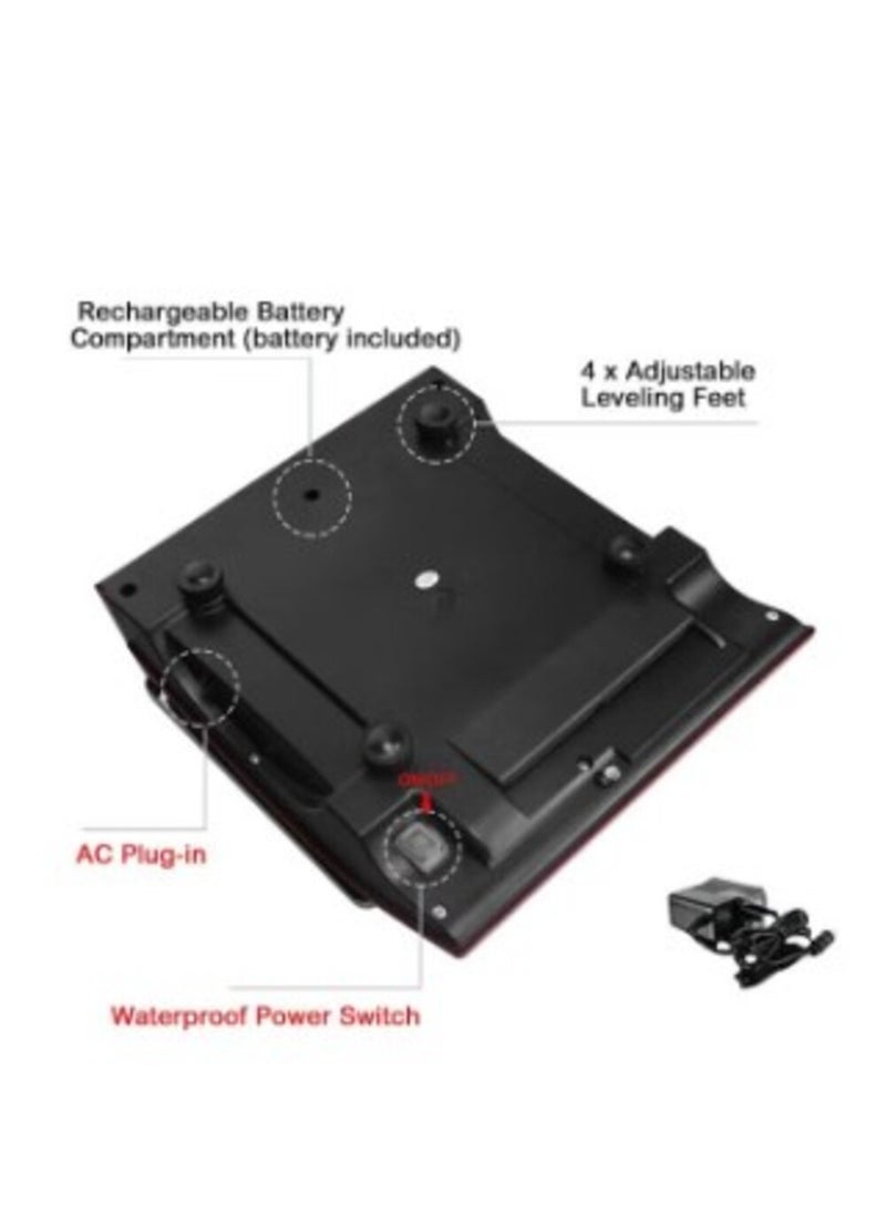 CAMRY Digital Commercial Price Scale Red/Silver 20centimeter  - Image 3