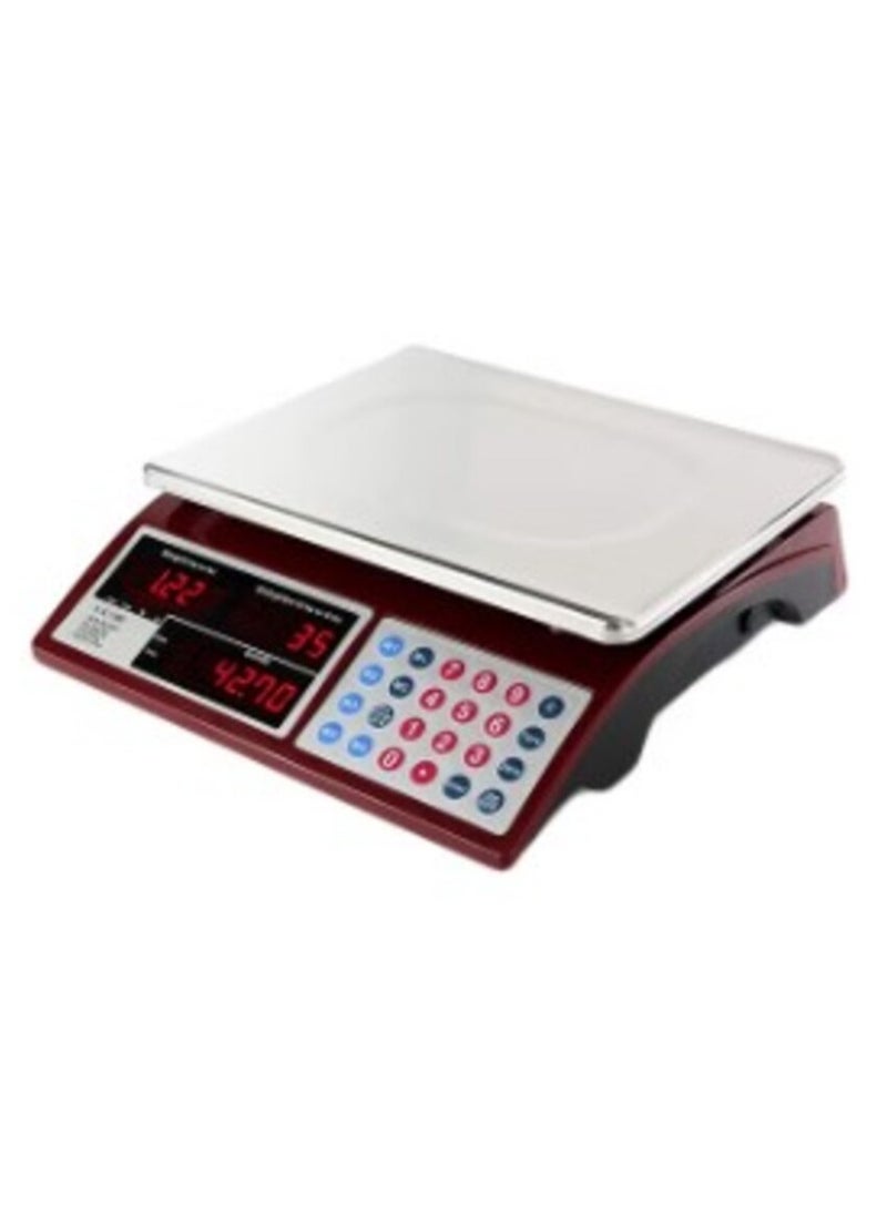 CAMRY Digital Commercial Price Scale Red/Silver 20centimeter  - Image 1