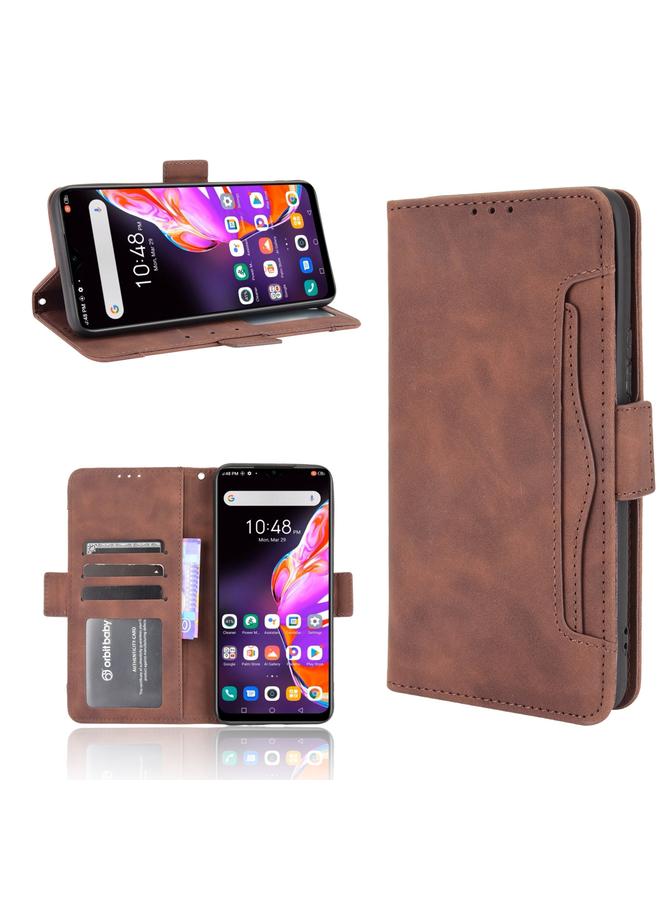 اس-توب جراب لهاتف Infinix Hot 10s/10s NFC/10T، جراب جلدي بتصميم جلد العجل، قابل للطي أفقيًا، مع حامل وفتحات للبطاقات وإطار للصور - Image 1