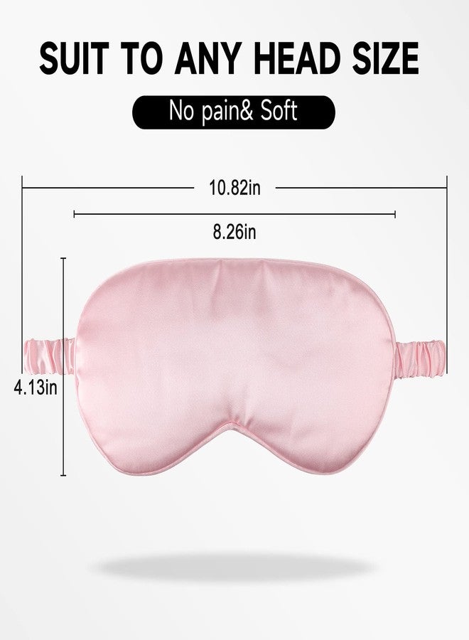 KILOW Sleep Mask, Super Soft Silk Eye Mask Cover for Sleeping, Eye Mask with Elastic Strap, Comfortable Night Sleeping Mask for Women Men (2 Pack - Image 2