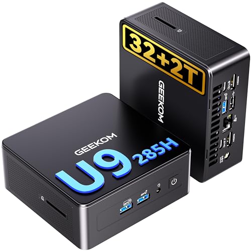 GEEKOM IT15, The Most Powerful AI Mini PC with Intel Ultra 9 285H(15th Gen) 99 Tops | 32GB DDR5, 2TB SSD | Arc 140T GPU | WiFi 7, 8K Quad Display, Win11 Pro, Video Editing, Coding, and Multitasking - Image 1
