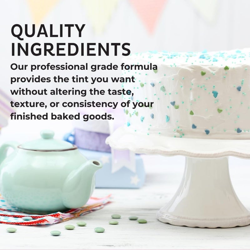 Chefmaster صبغة الطعام السائلة البيضاء من شيف ماستر - صبغة احترافية لبياض أكثر إشراقًا والألوان الباستيلية - Image 4