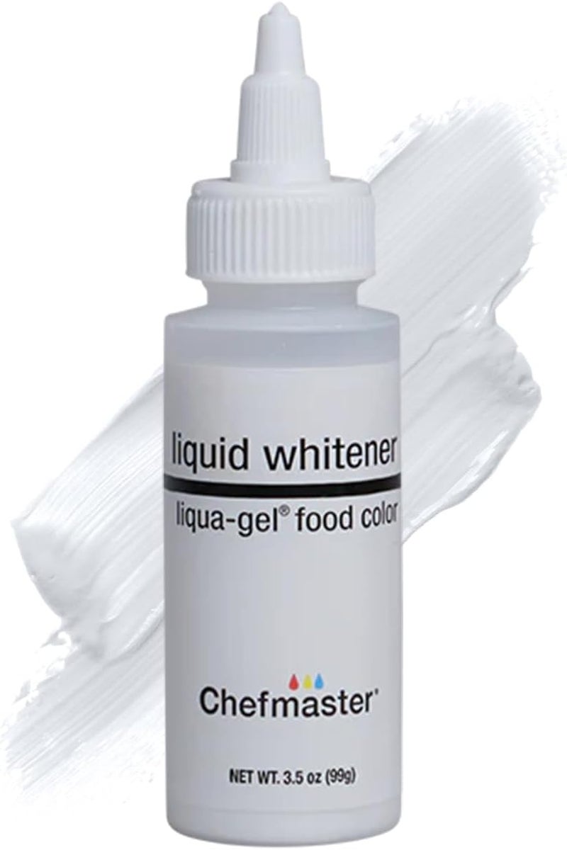 Chefmaster صبغة الطعام السائلة البيضاء من شيف ماستر - صبغة احترافية لبياض أكثر إشراقًا والألوان الباستيلية - Image 1