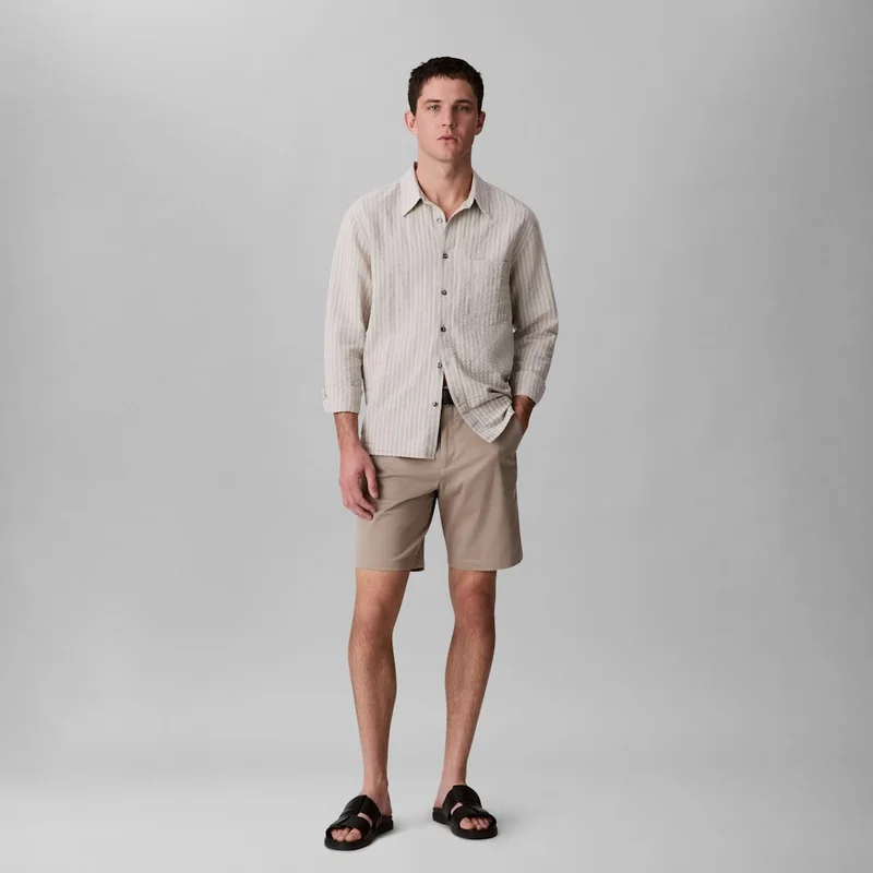CALVIN KLEIN  Cotton Stretch Chino Shorts for Men | Best Price UAE