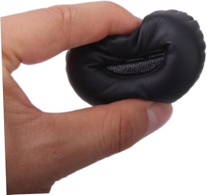 Black PU Replacement Ear Cushions For Headphones Enhanced Comfort And Bass Performance - Image 3