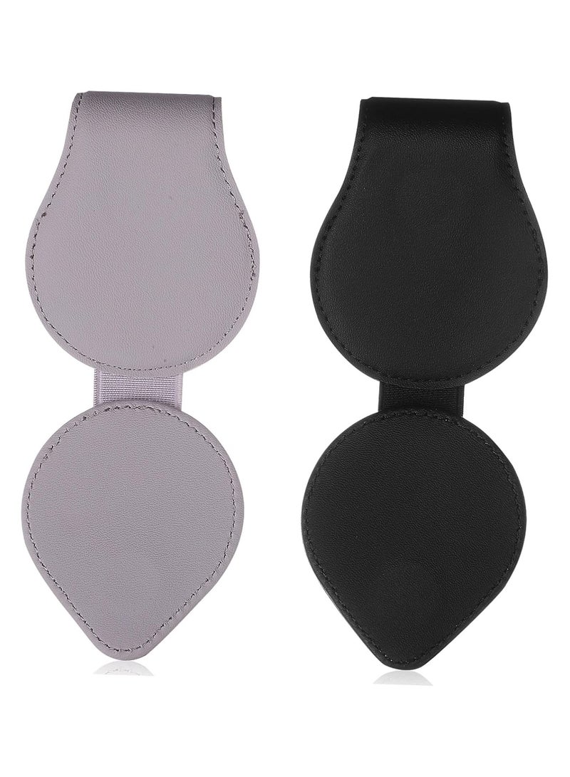 GGOOT 10 Pcs magnetic automatic interior eyeglasses holder for car Glasses frame Pack sunglasses glasses clip sunvisor sunglasses holder shade card glasses black magnetic glasses  medium  - Image 3