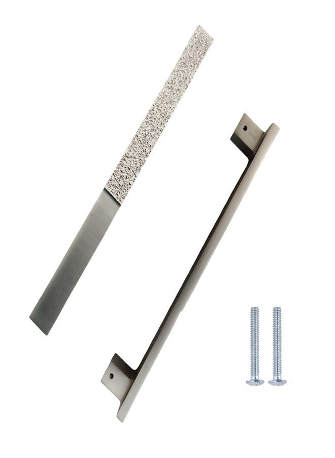 Atom 2 Pack 16.1 inches Aluminium Pull Handle | Silver Satin Finish | Door Handle | Narmada - Image 3
