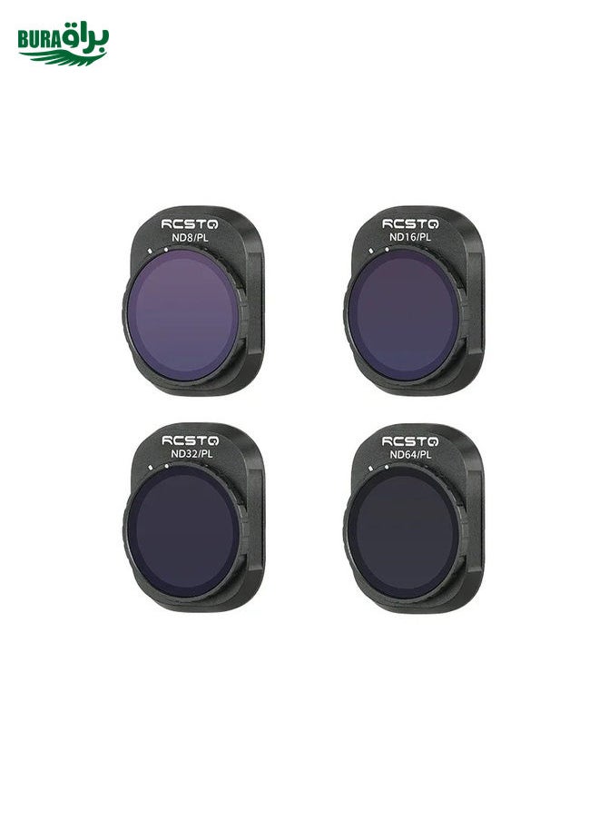 BURAQ For DJI Mini 4 Pro RCSTQ Filter HD Protective Mirror Drone Accessories, Style: ND-PL8+ND-PL16+ND-PL32+ND-PL64  - Image 1