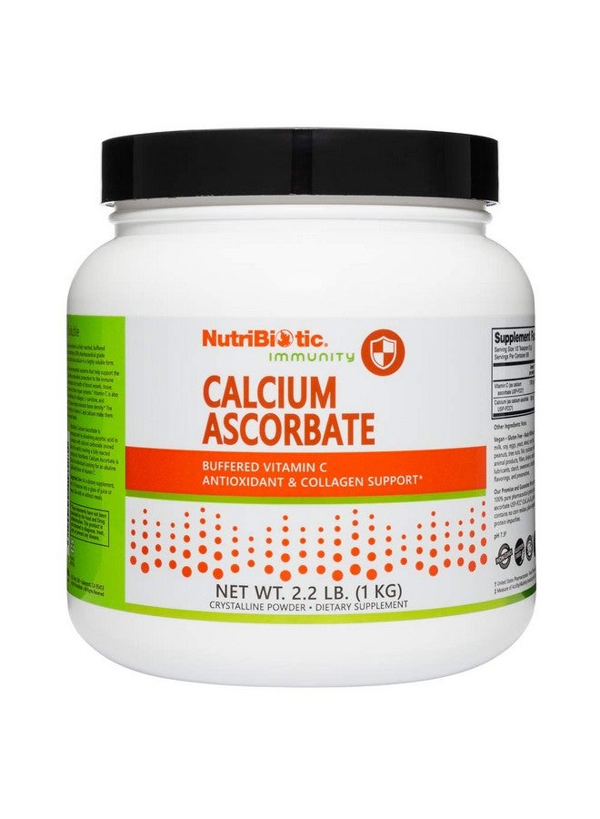 NutriBiotic Calcium Ascorbate Vitamin C Powder, 2.2 Lb - Essential Antioxidant & Collagen Support Supplement - Image 1