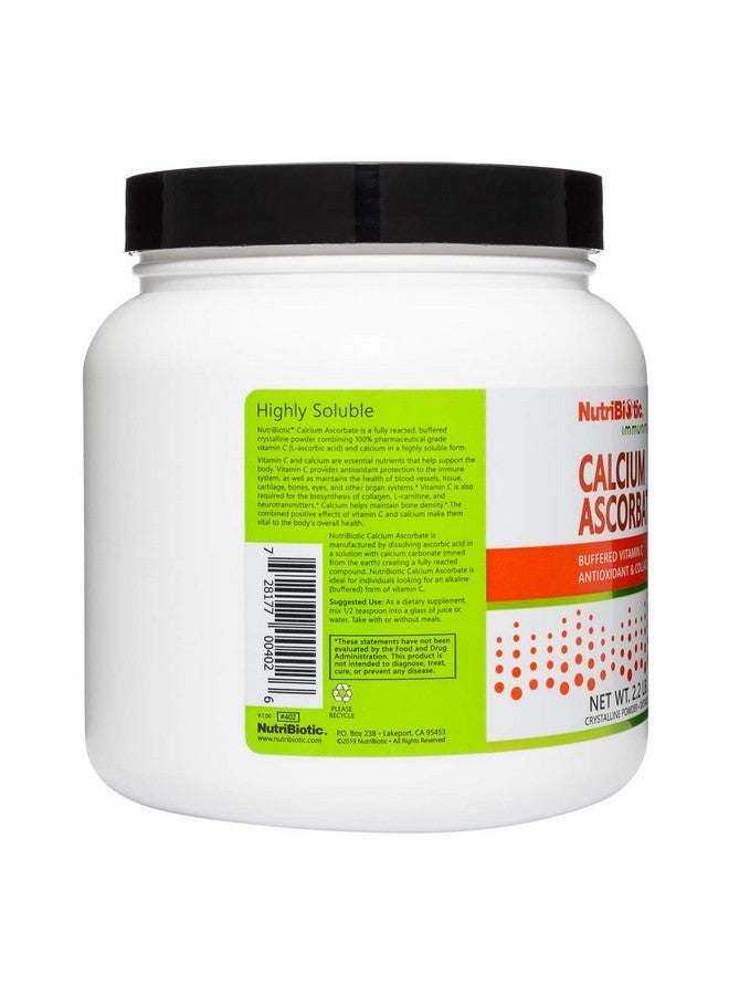 NutriBiotic Calcium Ascorbate Vitamin C Powder, 2.2 Lb - Essential Antioxidant & Collagen Support Supplement - Image 2