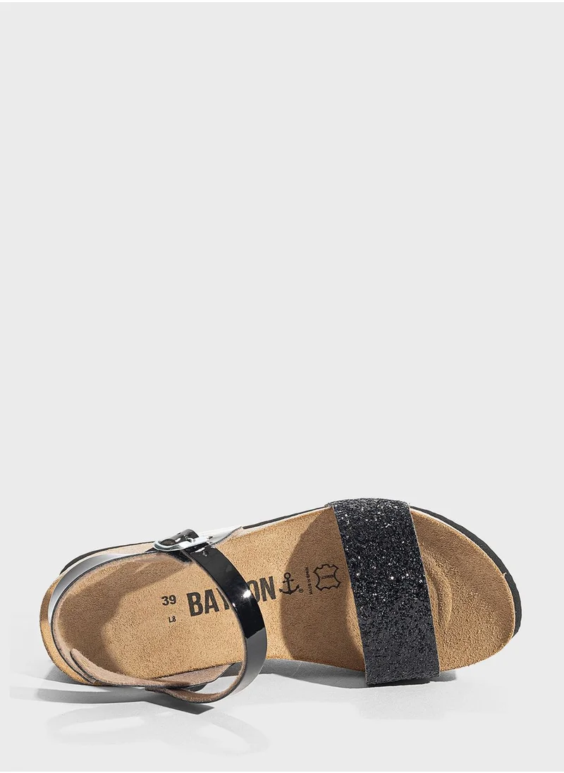 BAYTON Rudy Multi Strap Wedge Sandals