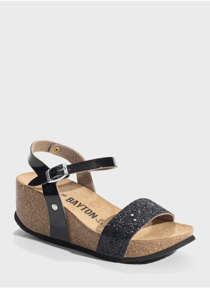 BAYTON Rudy Multi Strap Wedge Sandals