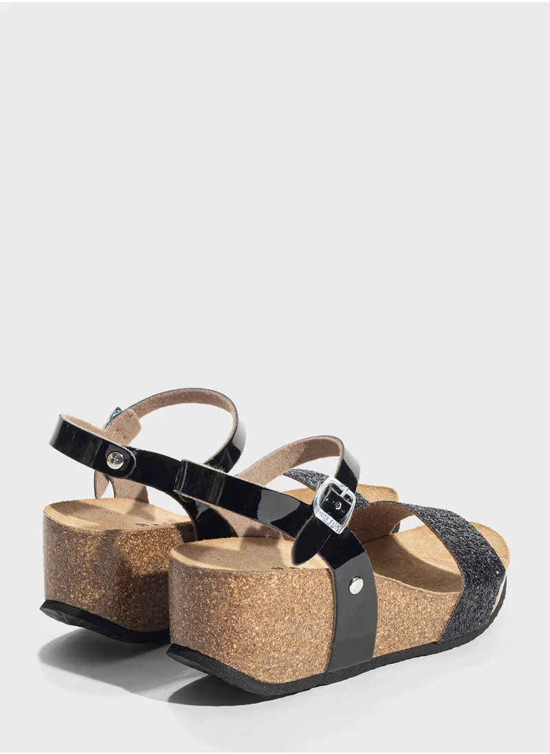BAYTON Rudy Multi Strap Wedge Sandals