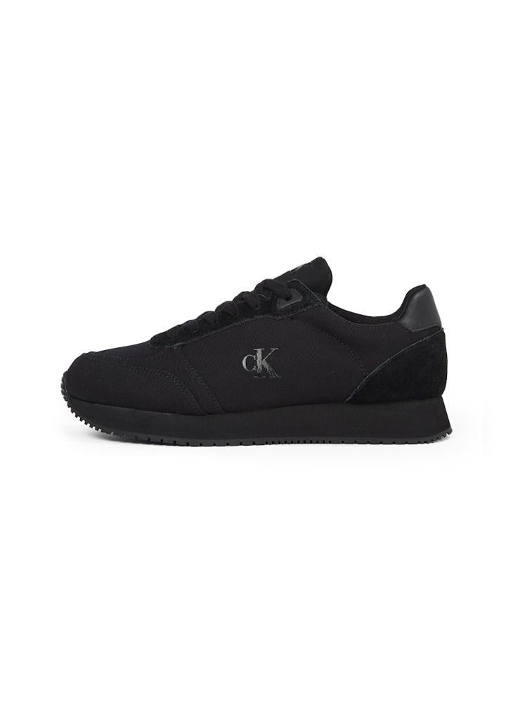 Calvin Klein Jeans Runner Sock Lace Up Canvas Trainers  - Image 2