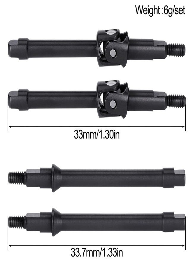 TOOMOD Steel CVD Shaft Axle Shafts for RC 1/30 Axial SCX30 Crawler Replace Upgrade - Image 2