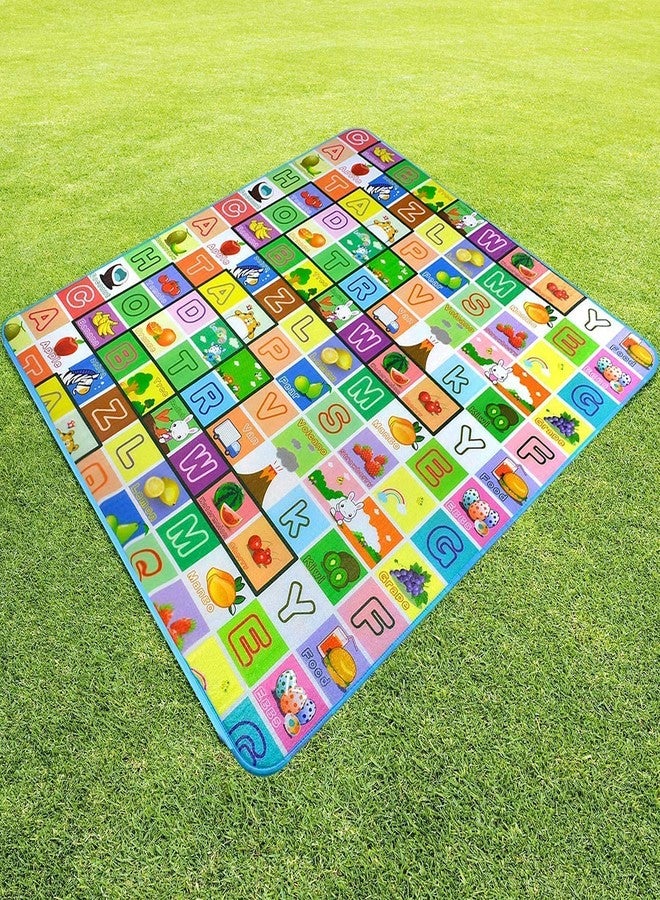 Ostin Double Sided Waterproof Baby Mat Baby Crawl Play Mat Kids Infant Crawling Play Mat Carpet Baby Play & Crawl Mat with Zip Bag to Carry (Large Size - 6 X 4 ft) Playmat for Babies, Assorted Design - Image 2