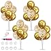 TONIFUL 4 Set Gold Balloon Centerpieces for TablesGold Birthday Party DecorationsTable Centerpieces for 50th Birthday Anniversary Graduation Decorations 2026 New Year Prom Retirement Wedding - Image 3