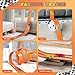 ADUSRIZ Flex Tracks 15 Ft Flexible Race Car Track for Kids with 2 Suction Cups Race Car Ramp Track Compatible with Diecast 164th Cars Birthday Gifts for Boys Girls Ages 3 - Image 4
