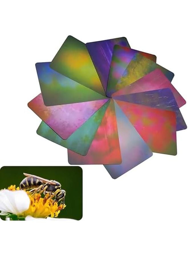 12 قطعة من بطاقات خلفية التصوير الماكرو الملونة ورقية بخلفية ضبابية - Image 4