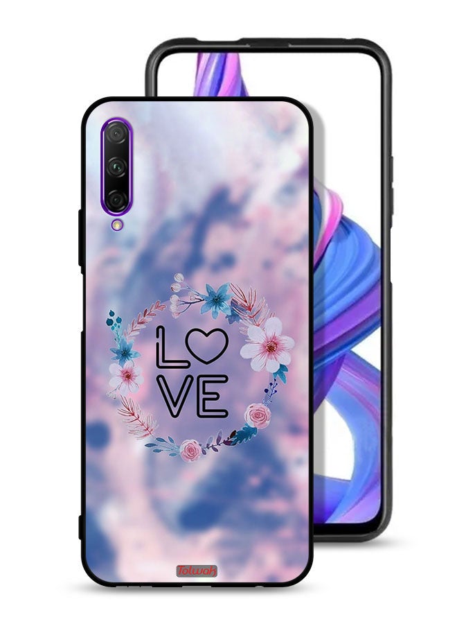 Tolwak Honor 9X Pro Protective Case Cover Love In Flowers Ring Art - Image 1