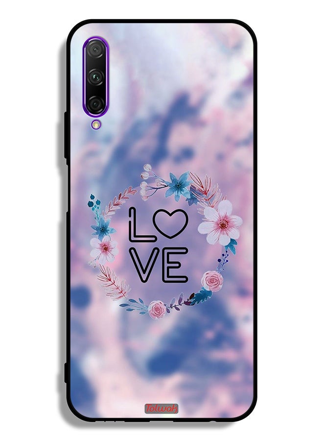 Tolwak Honor 9X Pro Protective Case Cover Love In Flowers Ring Art - Image 2