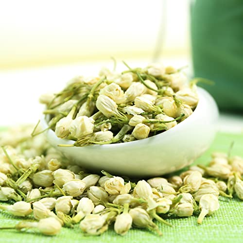 FullChea - Dried Jasmine Flowers, 3oz/85g - Premium Edible Flowers Whole Buds - Non-GMO - Caffeine-free - Perfect For Tea - Image 2