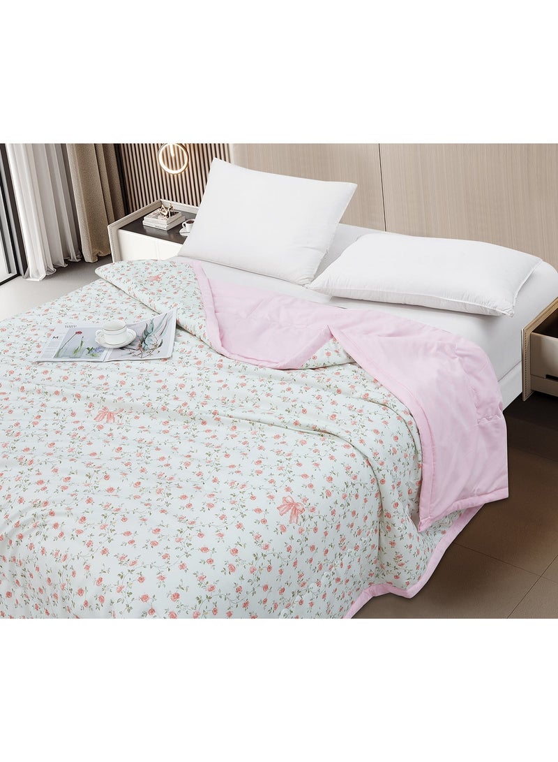 ShinyFlower Summer Quilt, Lightweight & Breathable 210×230cm - Image 1