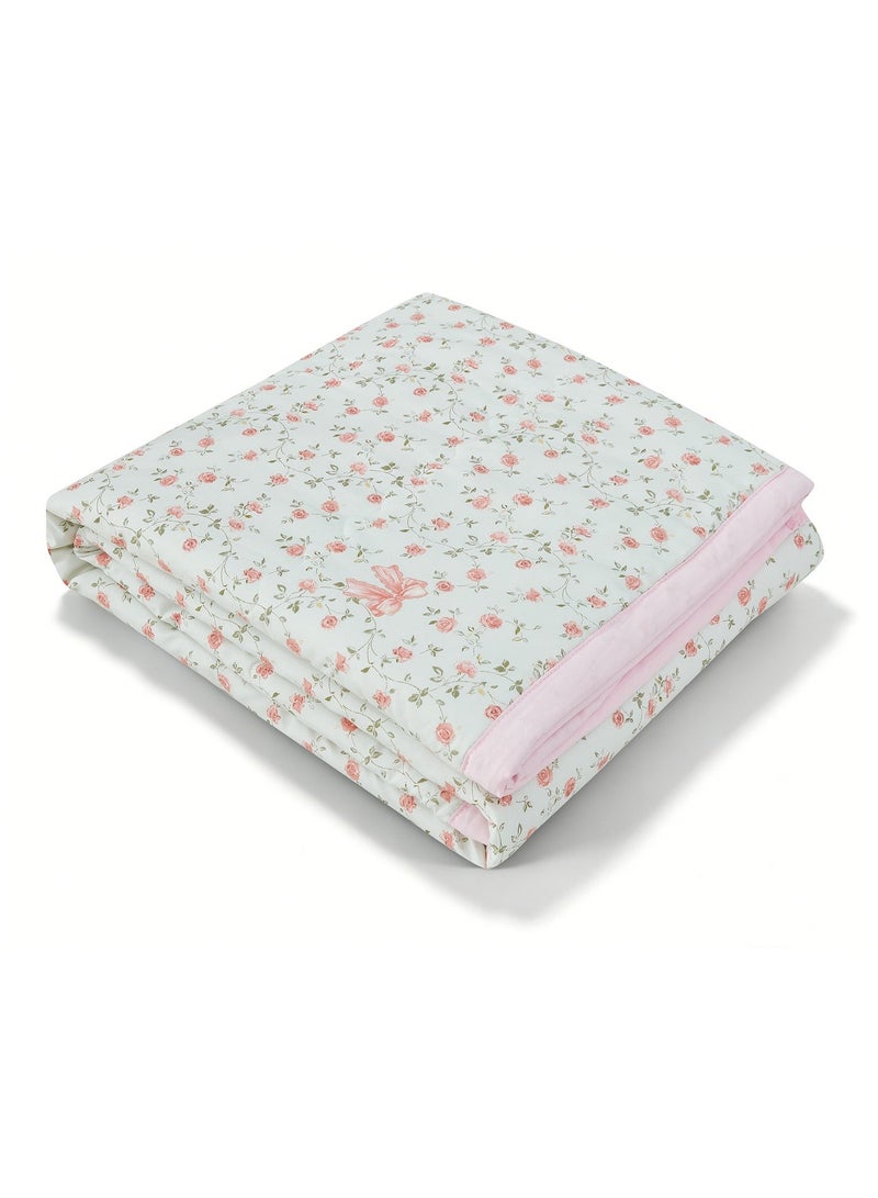 ShinyFlower Summer Quilt, Lightweight & Breathable 210×230cm - Image 2