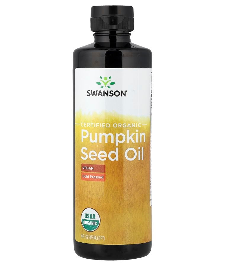SWANSON Certified Organic Pumpkin Seed Oil 16 fl oz (473 ml)