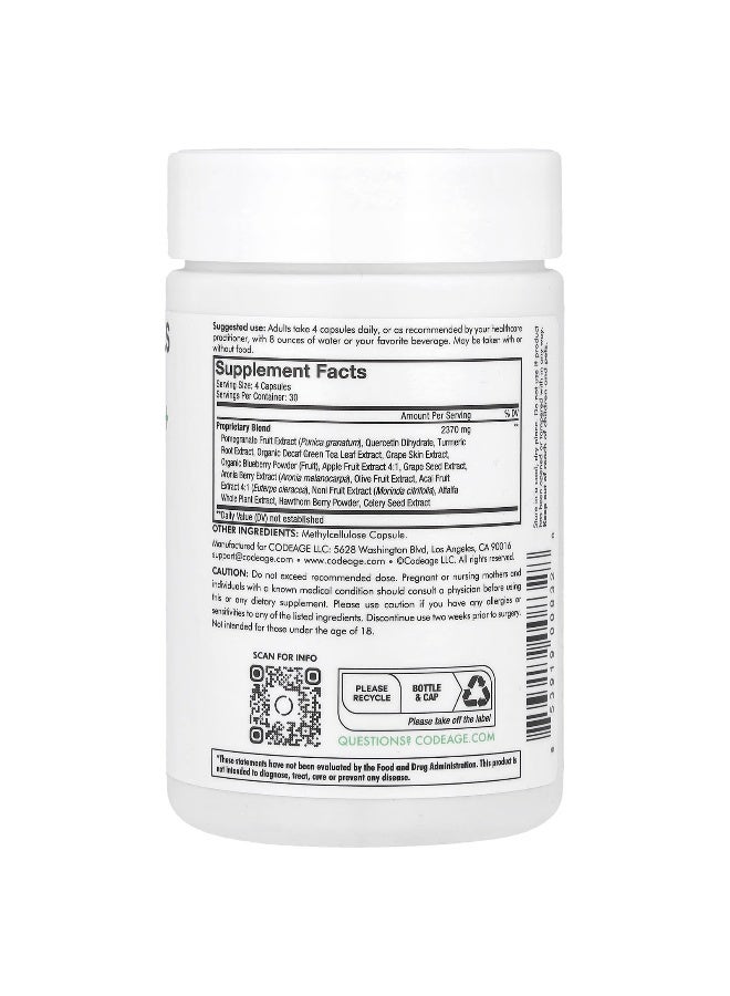 Codeage, Polyphenols Broad Spectrum+, 120 Capsules - Image 2