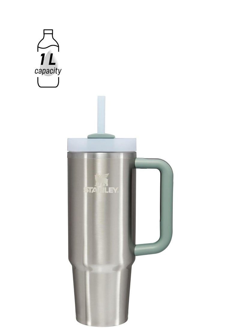 Stanley cup Stainless Steel with Lid and Straw for Water Iced Tea,Coffee and Smoothie,40OZ