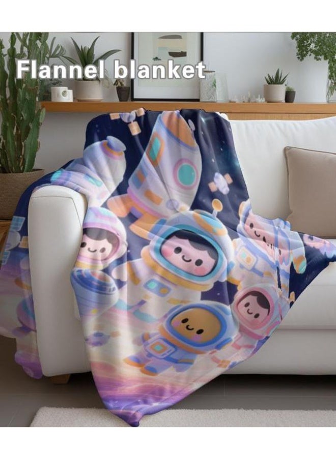general Wisdom Fairy (latest) flannel thin blanket (warm and comfortable, suitable for sleep, game use, dust and sandproof) 150cm*200cm - 42 - Image 4