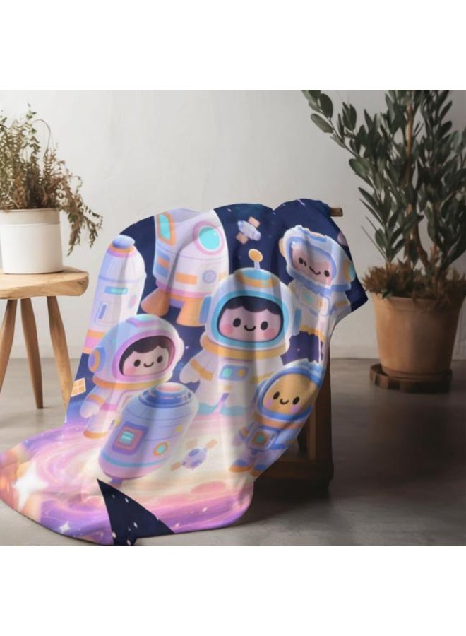 general Wisdom Fairy (latest) flannel thin blanket (warm and comfortable, suitable for sleep, game use, dust and sandproof) 150cm*200cm - 42 - Image 3