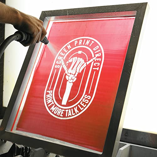 Ecotex® Tex Red HV Emulsion (Quart - 32oz.) - High Viscosity Pre-Sensitized Screen Printing Emulsion, for Plastisol and UV Inks, Silk Screens, Textiles, and Fabric - Screen Printing Supplies - Image 2