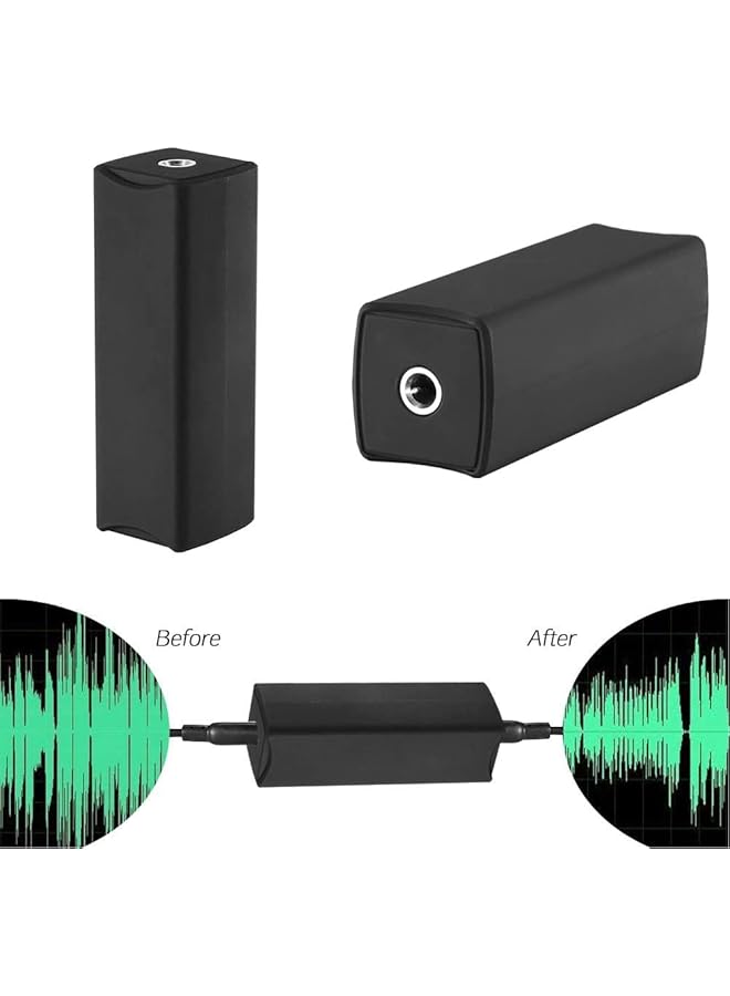 YARDHOBI Ground Loop Noise Isolator Eliminating Audio Noise Effectively For Car Audio System Home Speaker For Your Car Audio System/Home Stereo With Jack 3.5Mm Audio Cable - Image 4