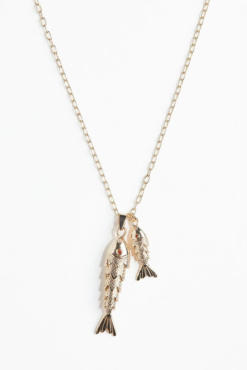 H&M Fish-pendant necklace