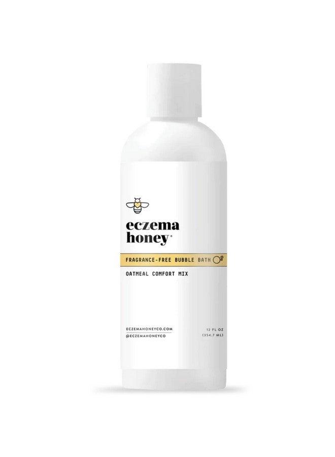 ECZEMA HONEY Fragrance-Free Oatmeal Comfort Bubble Bath - Sensitive Skin Body Wash & Bath Soak - Moisturizing Bath Products - Nourishing Bubble Bath For Women, Men, & Kids (12 Oz) - Image 1