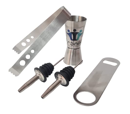 Proniks Stainless Steel Insulated Ice Bucket with Opener and Ice Tong and peg Measure 15Liter Keeps Ice Cold for 6 h Great bar Tools for Home bar Accessories Mini bar Wine Large Large - Image 4