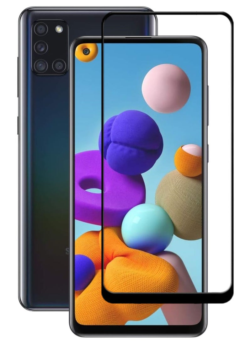 ACLIX Antistatic ESD Dustproof Premium Quality High Definition Tempered Glass Screen Protector Designed For Samsung Galaxy A21s - Image 1