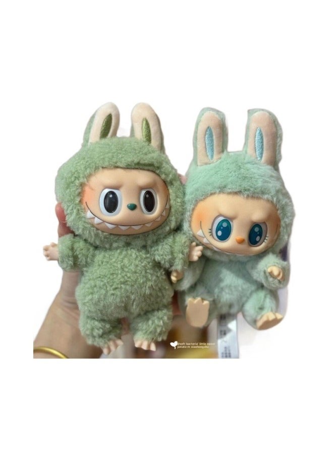 Generic - Bubble Mart Heart Macaron 2nd Generation Sitting Party Vinyl Face Plush Doll Toy Blind Box-Height:1 Random - Image 1
